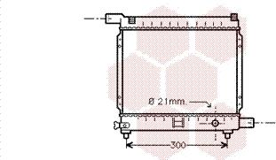 Van Wezel 30002179 - Radiateur, refroidissement du moteur cwaw.fr