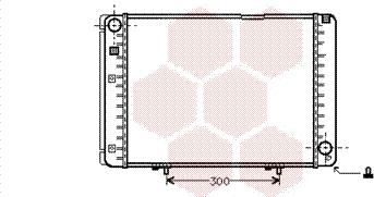 Van Wezel 30002175 - Radiateur, refroidissement du moteur cwaw.fr