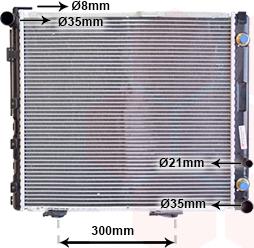 Van Wezel 30002178 - Radiateur, refroidissement du moteur cwaw.fr