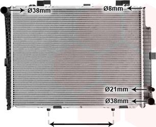 Van Wezel 30002208 - Radiateur, refroidissement du moteur cwaw.fr