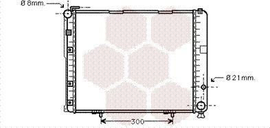 Van Wezel 30002236 - Radiateur, refroidissement du moteur cwaw.fr