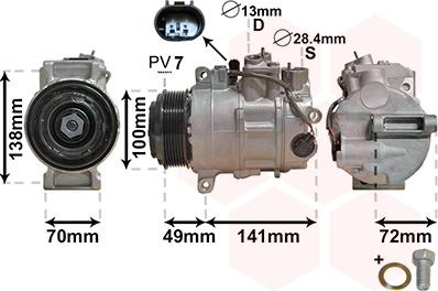 Van Wezel 3000K560 - Compresseur, climatisation cwaw.fr