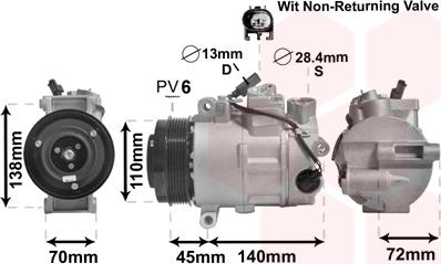 Van Wezel 3000K568 - Compresseur, climatisation cwaw.fr