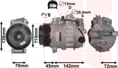 Van Wezel 3000K586 - Compresseur, climatisation cwaw.fr