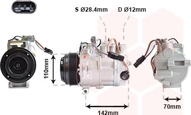 Van Wezel 3000K676 - Compresseur, climatisation cwaw.fr