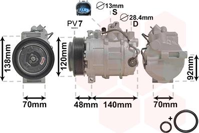 Van Wezel 3000K393 - Compresseur, climatisation cwaw.fr