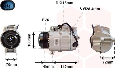 Van Wezel 3000K351 - Compresseur, climatisation cwaw.fr