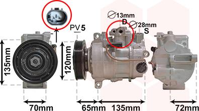 Van Wezel 3001K703 - Compresseur, climatisation cwaw.fr