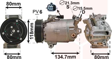 Van Wezel 3301K700 - Compresseur, climatisation cwaw.fr