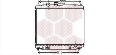 Van Wezel 32002138 - Radiateur, refroidissement du moteur cwaw.fr