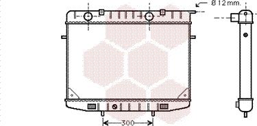 Van Wezel 37002188 - Radiateur, refroidissement du moteur cwaw.fr