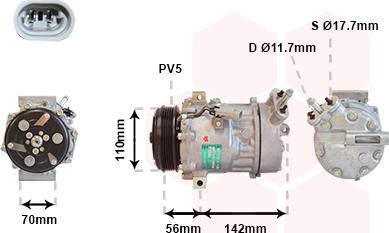 Van Wezel 3700K449 - Compresseur, climatisation cwaw.fr