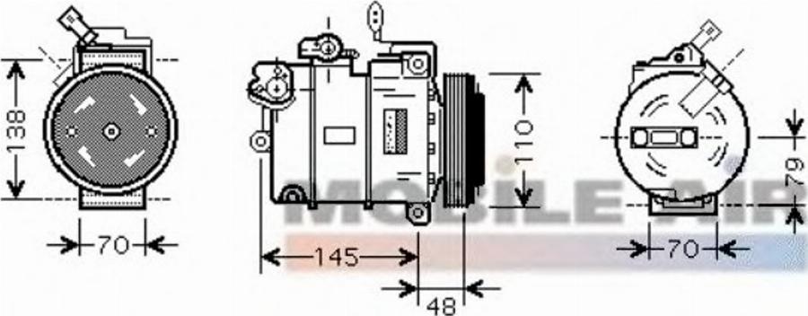 Van Wezel 3700K459 - Compresseur, climatisation cwaw.fr