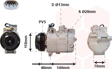 Van Wezel 3700K356 - Compresseur, climatisation cwaw.fr