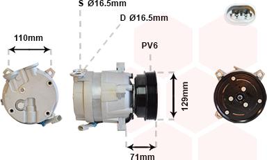 Van Wezel 3700K276 - Compresseur, climatisation cwaw.fr