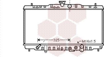Van Wezel 25002063 - Radiateur, refroidissement du moteur cwaw.fr