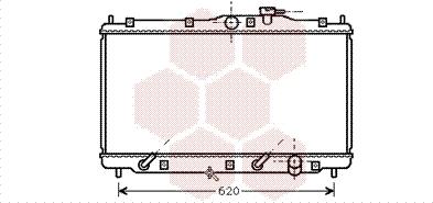 Van Wezel 25002079 - Radiateur, refroidissement du moteur cwaw.fr