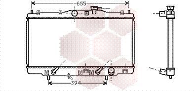 Van Wezel 25002119 - Radiateur, refroidissement du moteur cwaw.fr