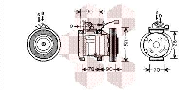 Van Wezel 2500K181 - Compresseur, climatisation cwaw.fr