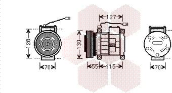 Van Wezel 2100K032 - Compresseur, climatisation cwaw.fr