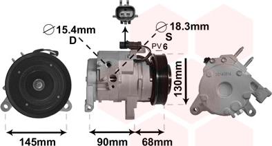 Van Wezel 2100K133 - Compresseur, climatisation cwaw.fr