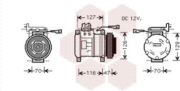 Van Wezel 2800K077 - Compresseur, climatisation cwaw.fr