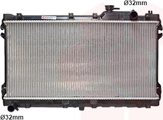 Van Wezel 27002087 - Radiateur, refroidissement du moteur cwaw.fr