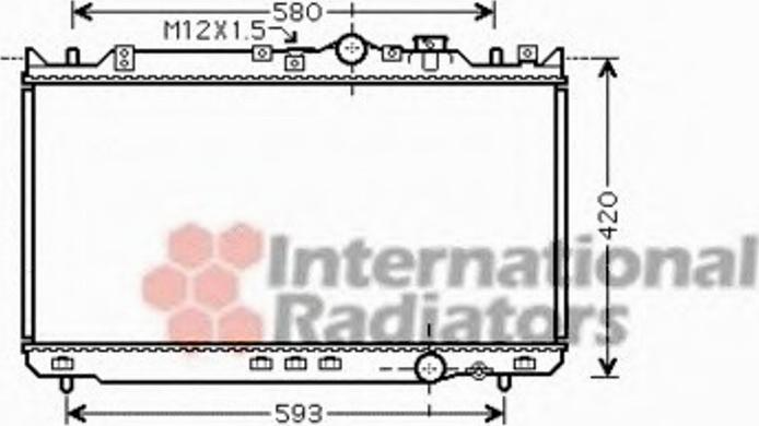 Van Wezel 27002201 - Radiateur, refroidissement du moteur cwaw.fr