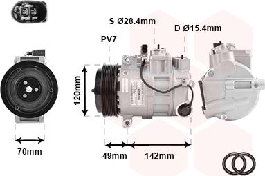 Van Wezel 7400K090 - Compresseur, climatisation cwaw.fr