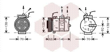 Van Wezel 7400K040 - Compresseur, climatisation cwaw.fr