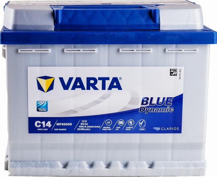 Varta 5564000483122 - Batterie de démarrage cwaw.fr