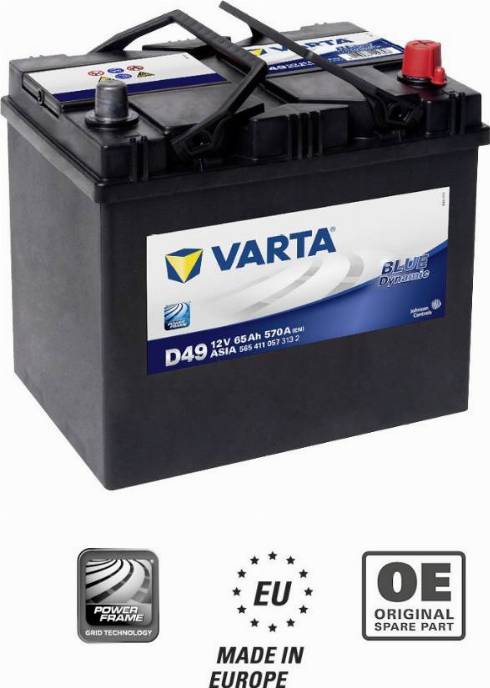 Varta 565411057 - Batterie de démarrage cwaw.fr