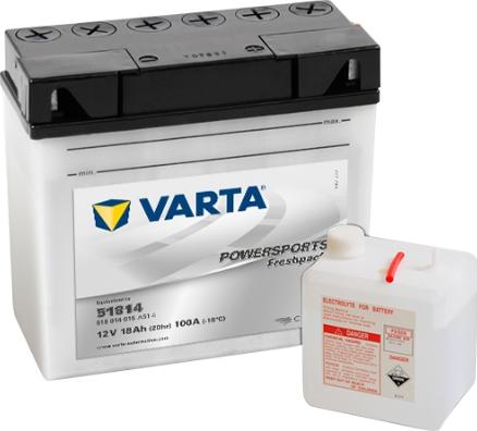 Varta 518014015A514 - Batterie de démarrage cwaw.fr