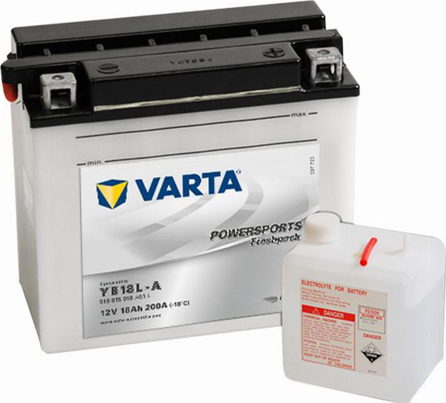 Varta 518015018 - Batterie de démarrage cwaw.fr