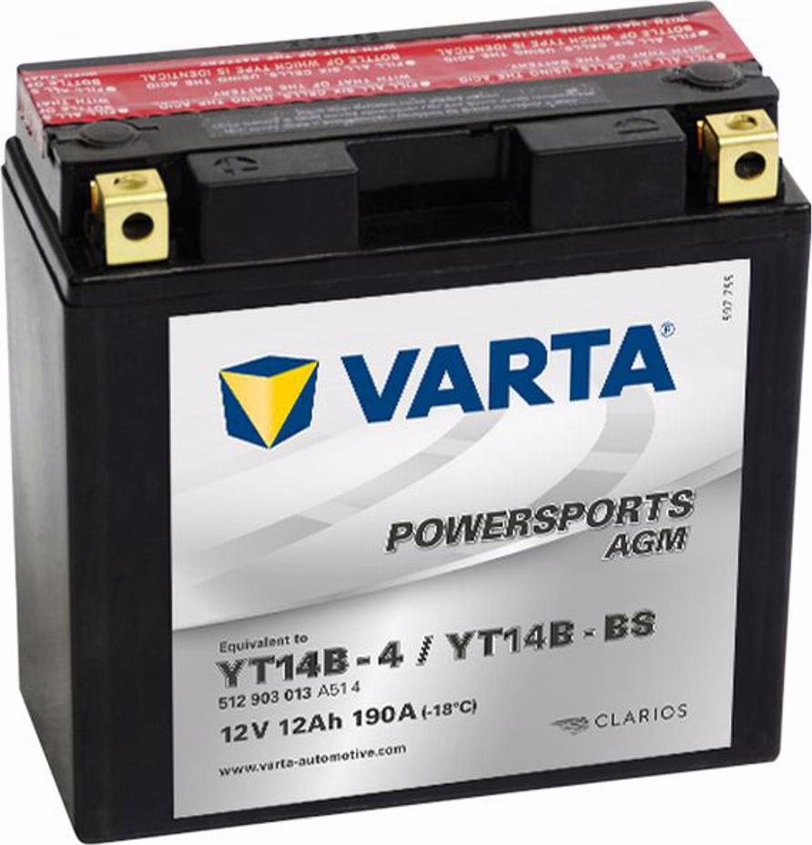 Varta 512903013 - Batterie de démarrage cwaw.fr