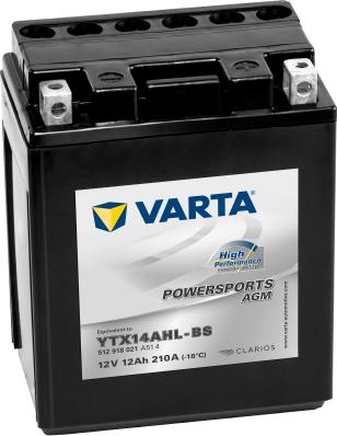 Varta 512918021A514 - Batterie de démarrage cwaw.fr