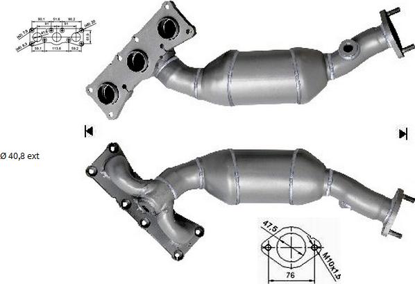 VEGAZ BK-836 - Catalyseur cwaw.fr