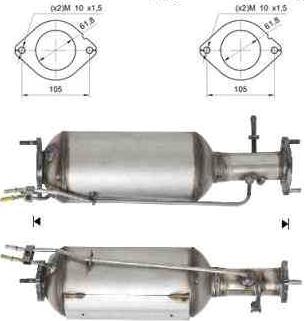 VEGAZ FK-864 - Filtre à particules / à suie, échappement cwaw.fr