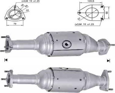 VEGAZ HOK-954 - Catalyseur cwaw.fr