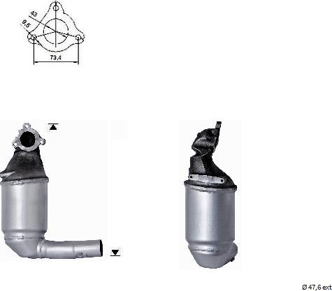 VEGAZ OK-882 - Catalyseur cwaw.fr