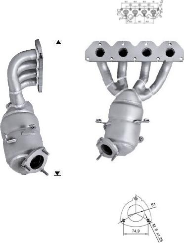 VEGAZ OK-340 - Catalyseur cwaw.fr