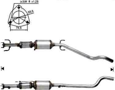 VEGAZ OK-341SIC - Filtre à particules / à suie, échappement cwaw.fr