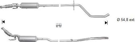 VEGAZ PGK-383SIC - Filtre à particules / à suie, échappement cwaw.fr