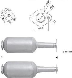 VEGAZ SZK-963SIC - Filtre à particules / à suie, échappement cwaw.fr