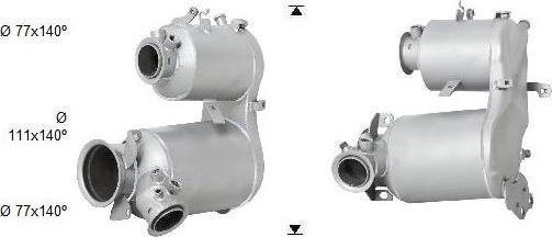 VEGAZ VK-441SIC - Filtre à particules / à suie, échappement cwaw.fr