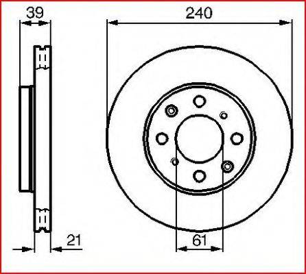 VEMA 98742 - Disque de frein cwaw.fr