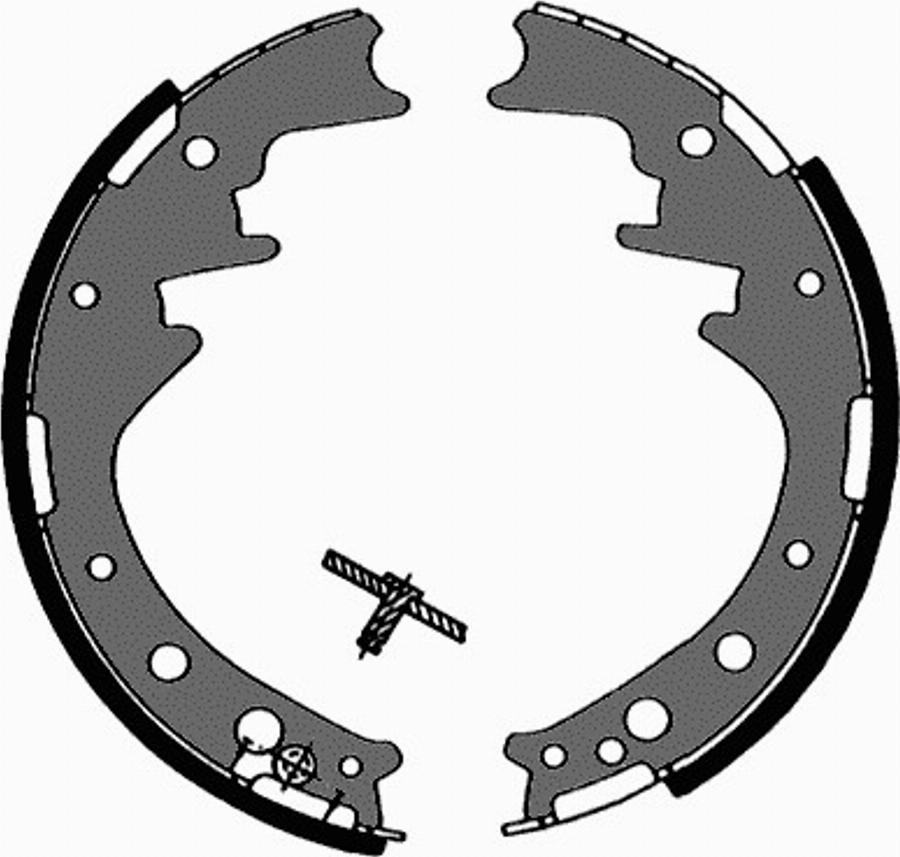 VEMA 84515 - Jeu de mâchoires de frein cwaw.fr