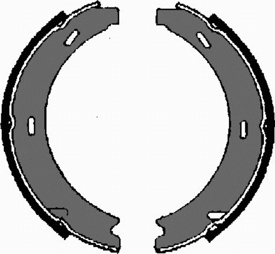 VEMA 84687 - Jeu de mâchoires de frein, frein de stationnement cwaw.fr