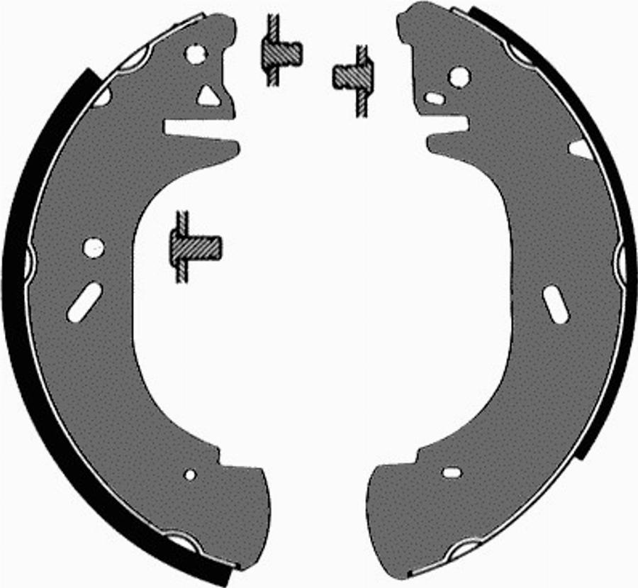 VEMA 84675 - Jeu de mâchoires de frein cwaw.fr