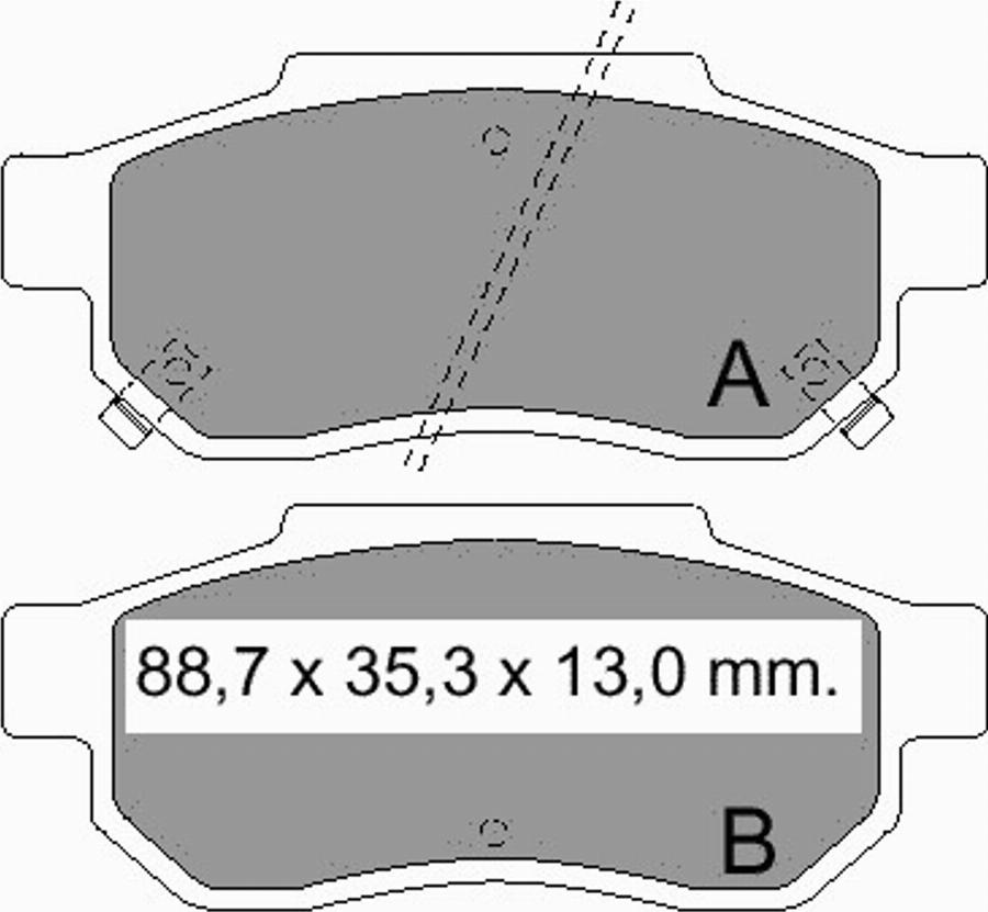 VEMA 834530 - Kit de plaquettes de frein, frein à disque cwaw.fr